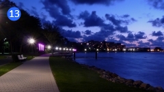 Promenade am Abend